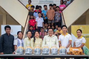 Fortune Life Insurance Donated Office Supplies to Support Borei Koma Orphanage in Kampong Thom Province